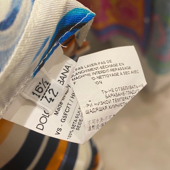 Dolce & Gabbana Mailoica Silk Sport Shirt - Picture 4 of 5